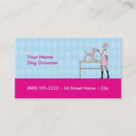 Visitekaartje van de hond groomer 3.5" x 2.0", 100
