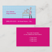 Visitekaartje van de hond groomer 3.5" x 2.0", 100 (Voorkant / Achterkant)