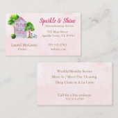 Visitekaartje van de huisvestingsdienst (Voorkant / Achterkant)