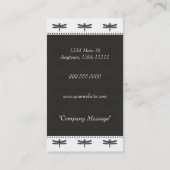 Visitekaartje van de inkool Infinite Dragonfly (Achterkant)