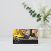 Visitekaartje van de inspecteur voor de bouwnijver (Staand voorkant)