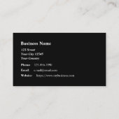 Visitekaartje van de inspecteur voor de bouwnijver (Achterkant)