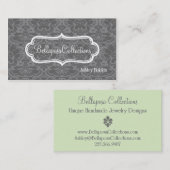 Visitekaartje van de juwelen van Bellaposa (Voorkant / Achterkant)