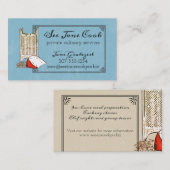 Visitekaartje van de kaasmakerkeuken (Voorkant / Achterkant)