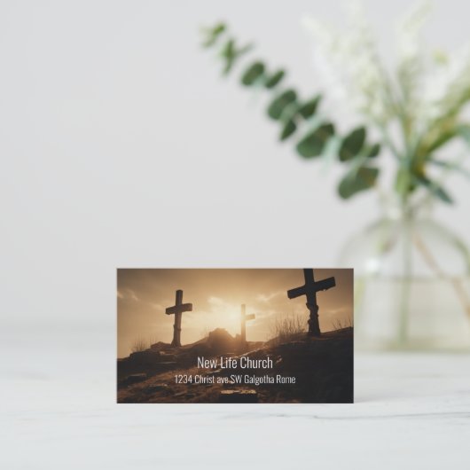 Visitekaartje van de kerk (Staand voorkant)