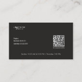 Visitekaartje van de kerk (Achterkant)