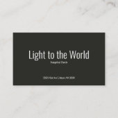 Visitekaartje van de kerk (Voorkant)