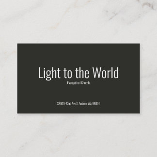 Visitekaartje van de kerk