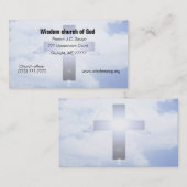 Visitekaartje van de kerk (Voorkant / Achterkant)