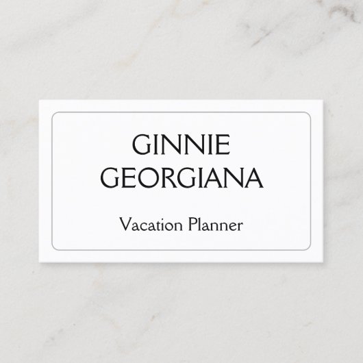 Visitekaartje van de klas- en elegante-vaccinatiep (Voorkant)