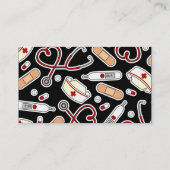 Visitekaartje van de klinkende verpleegster of ver (Achterkant)