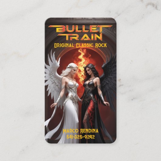 Visitekaartje van de kogeltrein (Voorkant)