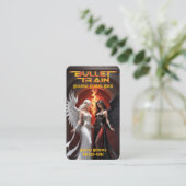 Visitekaartje van de kogeltrein (Staand voorkant)