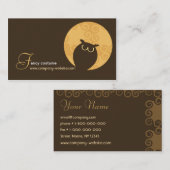 Visitekaartje van de Kostume van Halloween (Voorkant / Achterkant)