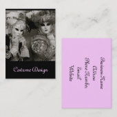 Visitekaartje van de kostuumontwerper (Voorkant / Achterkant)