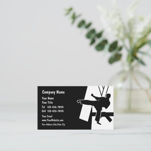 Visitekaartje van de krijgskunst (Staand voorkant)