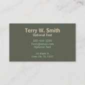 Visitekaartje van de krijgskunst (Achterkant)