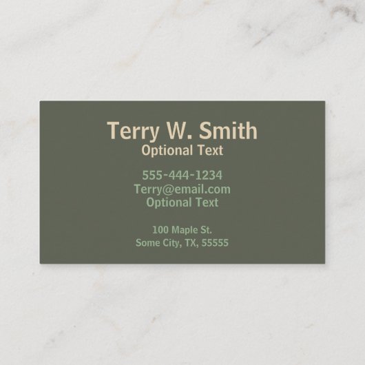 Visitekaartje van de krijgskunst (Achterkant)