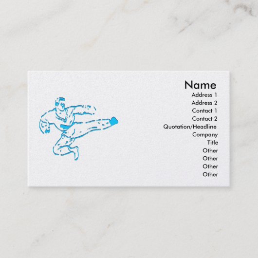 Visitekaartje van de krijgskunst (Voorkant)