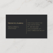 Visitekaartje van de krijgskunst (Achterkant)