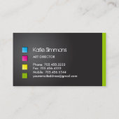 Visitekaartje van de kunstenaar Bold Makeup (Achterkant)