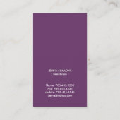 Visitekaartje van de kunstenaar Bold Makeup (Achterkant)