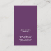 Visitekaartje van de kunstenaar Bold Makeup (Achterkant)