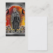 Visitekaartje van de kunststofgrimmiger (Voorkant / Achterkant)