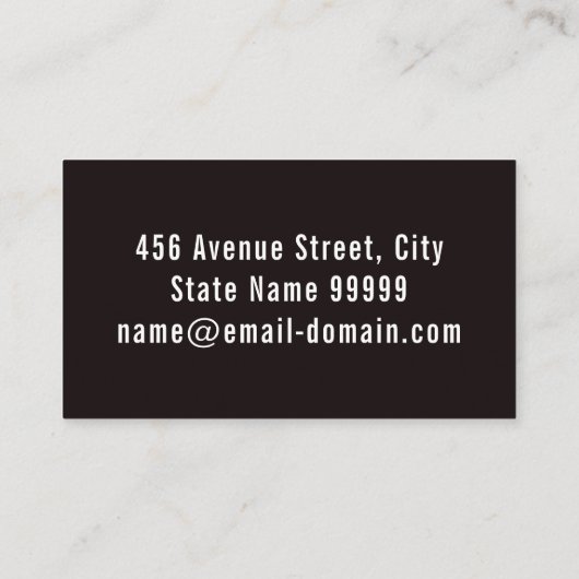  Visitekaartje van de Lassendiensten (Achterkant)