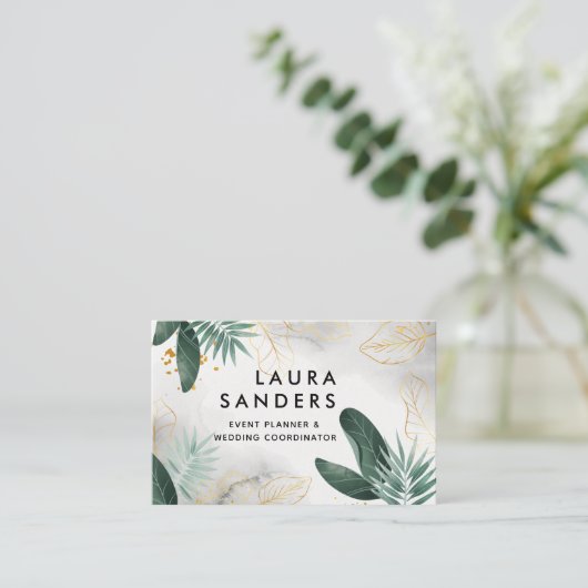 Visitekaartje van de legant Wedding and Event Plan (Staand voorkant)