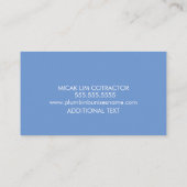 Visitekaartje van de Logo van de Boomvormer van de (Achterkant)