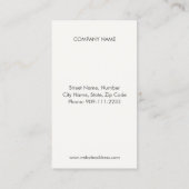 Visitekaartje van de Loyalty Punch Pet Care Veteri (Achterkant)