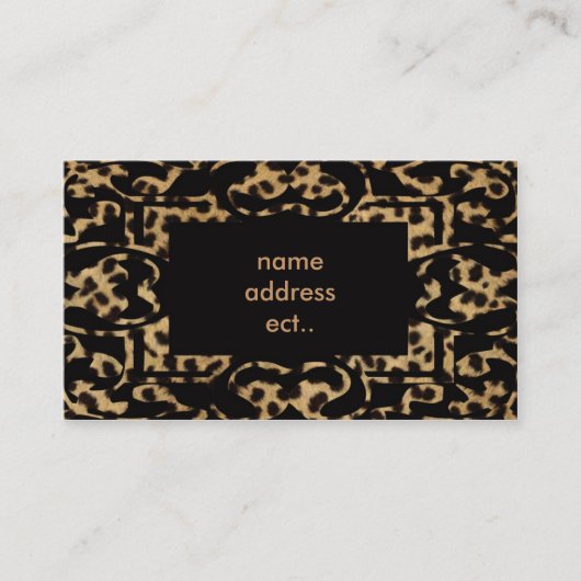 visitekaartje van de luiphuid (Voorkant)