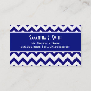 Visitekaartje van de marine en het witte Chevron P