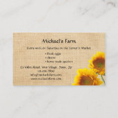 Visitekaartje van de markt voor Chicken Farmer (Achterkant)