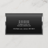 Visitekaartje van de Martiale Kunsten van de Kool  (Achterkant)