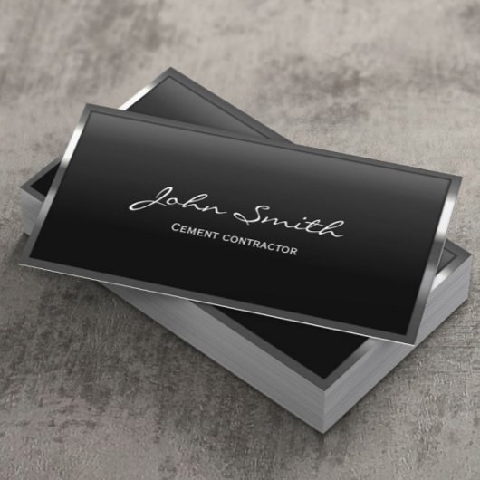 Visitekaartje van de metaal-grenscementaannemer