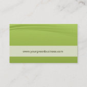 Visitekaartje van de milieuorganisatie (Achterkant)