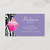 Visitekaartje van de moderne bakkerij - Zebra Paar (Achterkant)