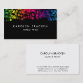 Visitekaartje van de moderne Classy Rainbow Pentag (Voorkant / Achterkant)