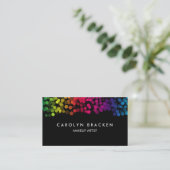 Visitekaartje van de moderne Classy Rainbow Pentag (Staand voorkant)