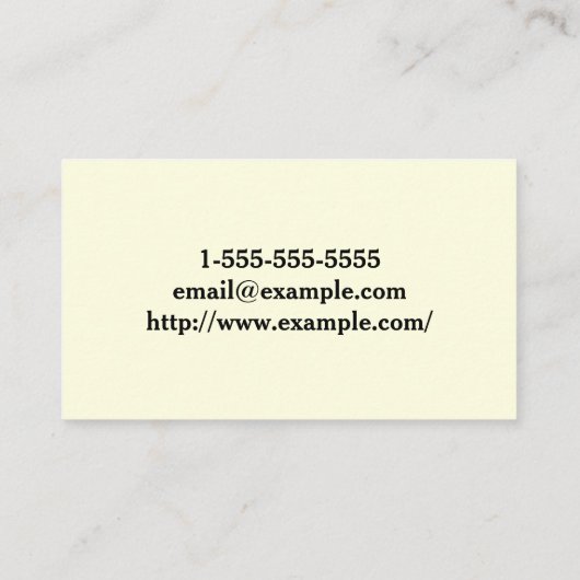 Visitekaartje van de moderne dermatoloog (Achterkant)