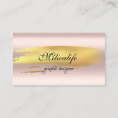 Visitekaartje van de moderne grafische vormgever v (Voorkant)