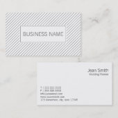 Visitekaartje van de moderne routineweddenschappen (Voorkant / Achterkant)