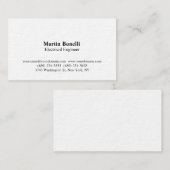 Visitekaartje van de Modernistische Elektrotechnic (Voorkant / Achterkant)