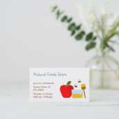 Visitekaartje van de natuurlijke levensmiddelenwin (Staand voorkant)