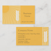 Visitekaartje van de natuurlijke levensmiddelenwin (Voorkant / Achterkant)