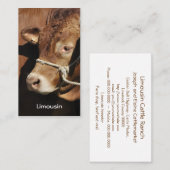 Visitekaartje van de neusstier (Voorkant / Achterkant)