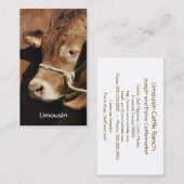 Visitekaartje van de neusstier (Voorkant / Achterkant)