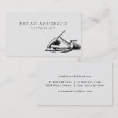 Visitekaartje van de Notaristekenaar van de Lening (Voorkant / Achterkant)